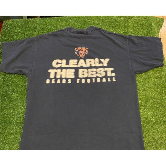 Vintage Chicago Bears shirt mens large blue orange 90s short sleeve unisex 18 - Picture 7 of 9